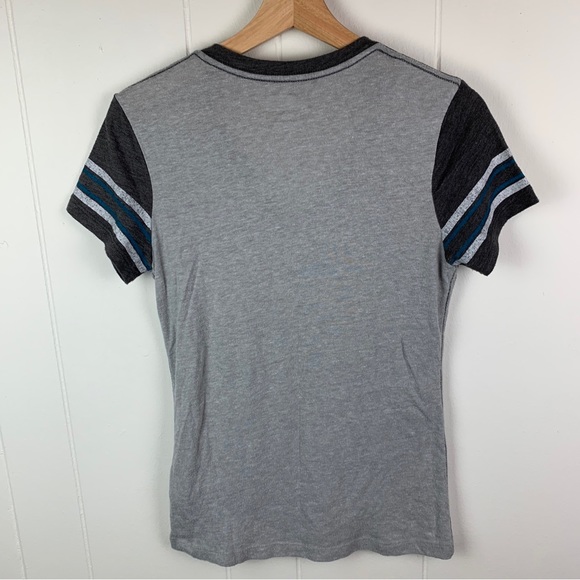 Jacksonville Jaguars Short Sleeve Shirt V Neck Gray Women’s Small - Picture 2 of 4